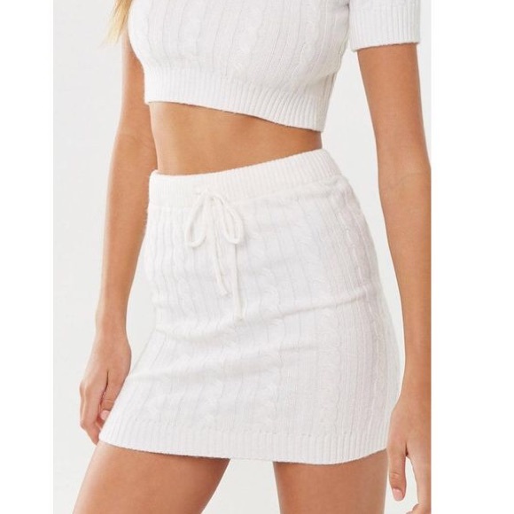 Forever 21 Dresses & Skirts - Forever 21 Cable Knit Mini Skirt